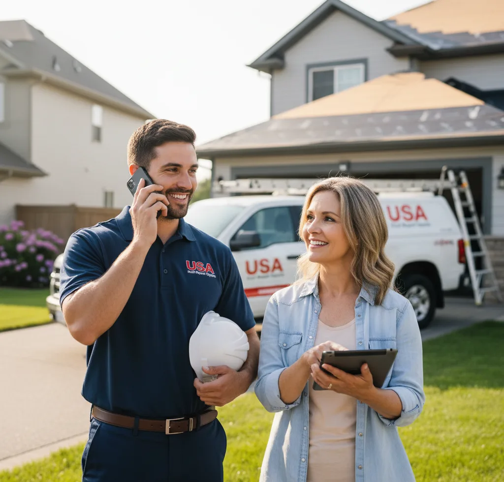 USA Roof Repair Experts customer support in Mineral Springs